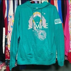 Disney parks x NEFF princess jasmine Hoodie M NWT